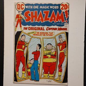 SHAZAM # 4 CAPTAIN MARVEL Ibac the Cursed By Denny O'Neil C C Beck cover